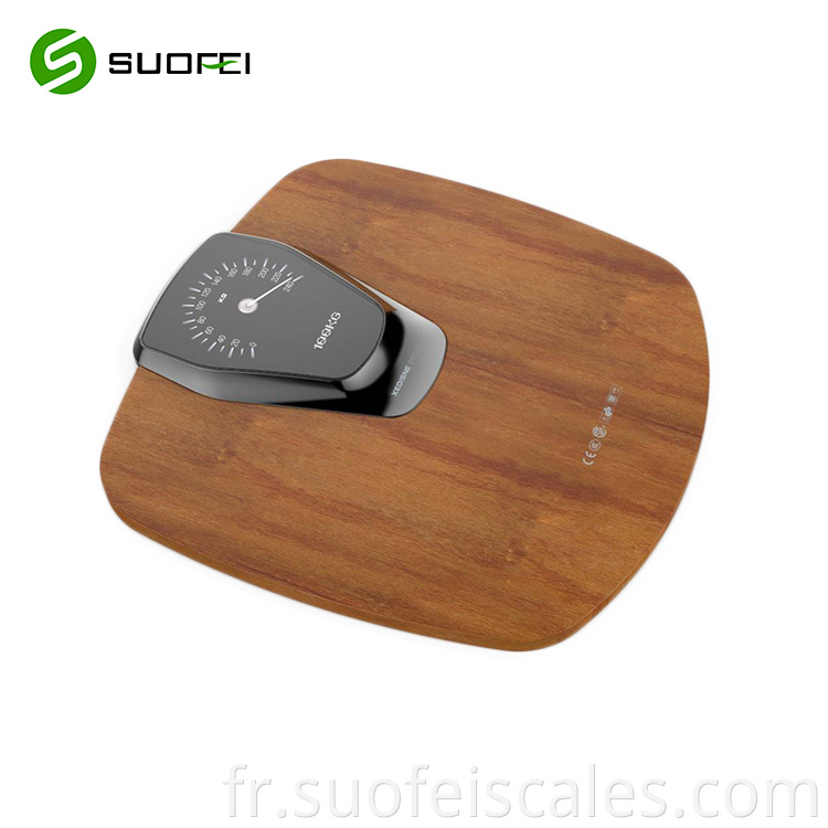 SF122 Échelle de poids en bois électronique du ménage 180 kg 400 lb